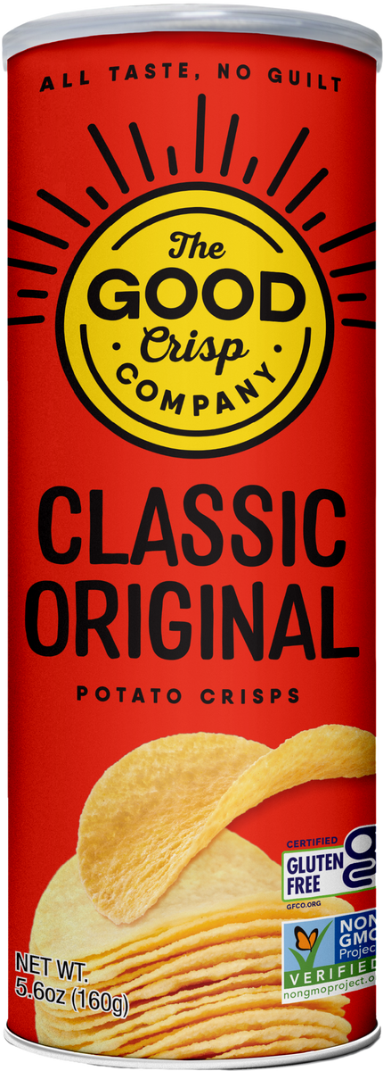 THE GOOD CRISP COMPANY, Potato Crisps, Original, Pack of 8, Size 5.6 OZ,  (Gluten Free) : : Grocery & Gourmet Food